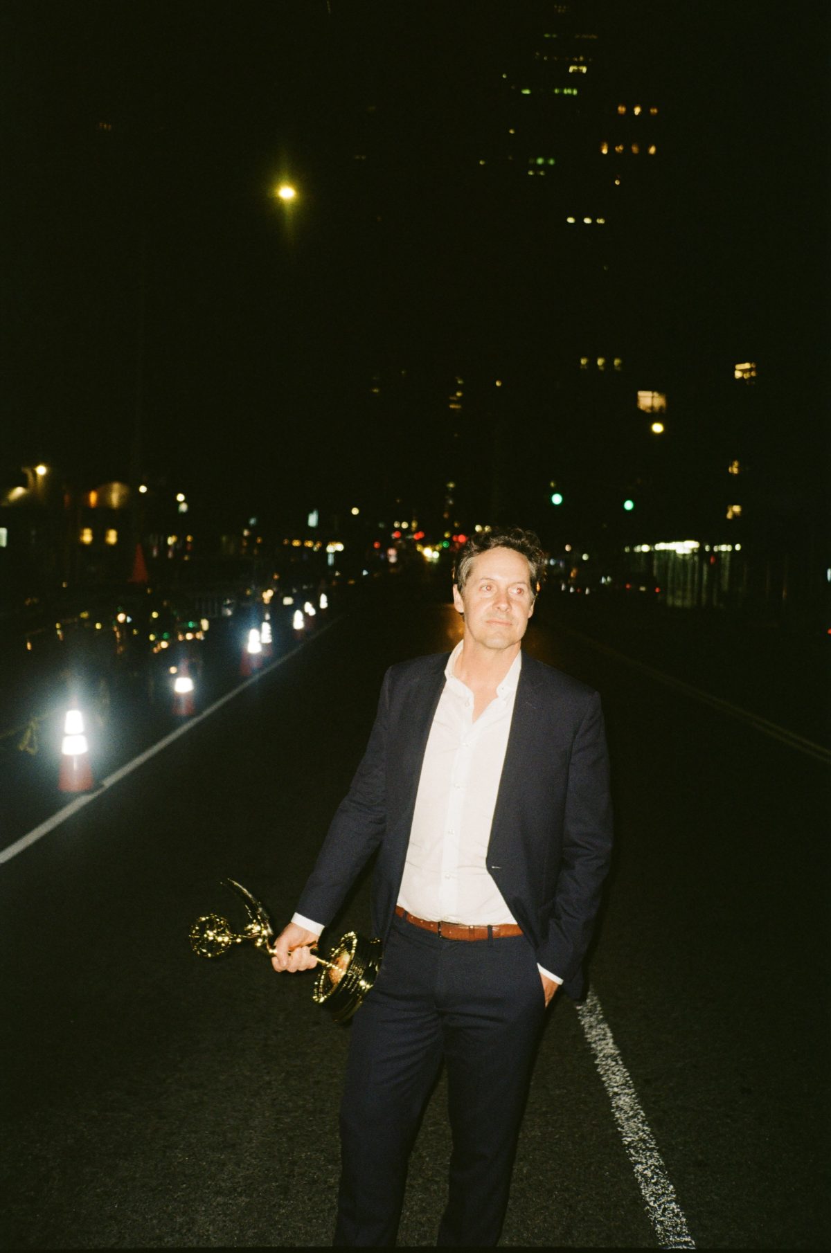 Michael Lockridge on the street after the Emmys